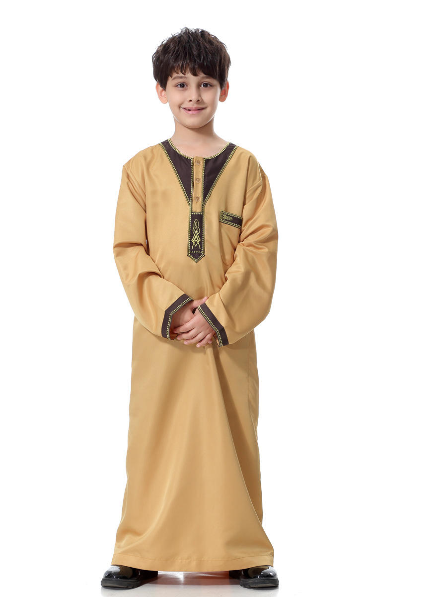 Boys Traditional Embroidered Thobe