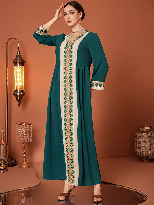 Saharawi Emerald Heritage Dress