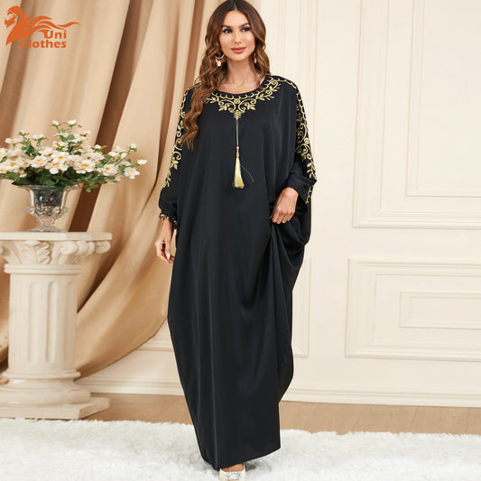 Saharawi Royal Black Kaftan