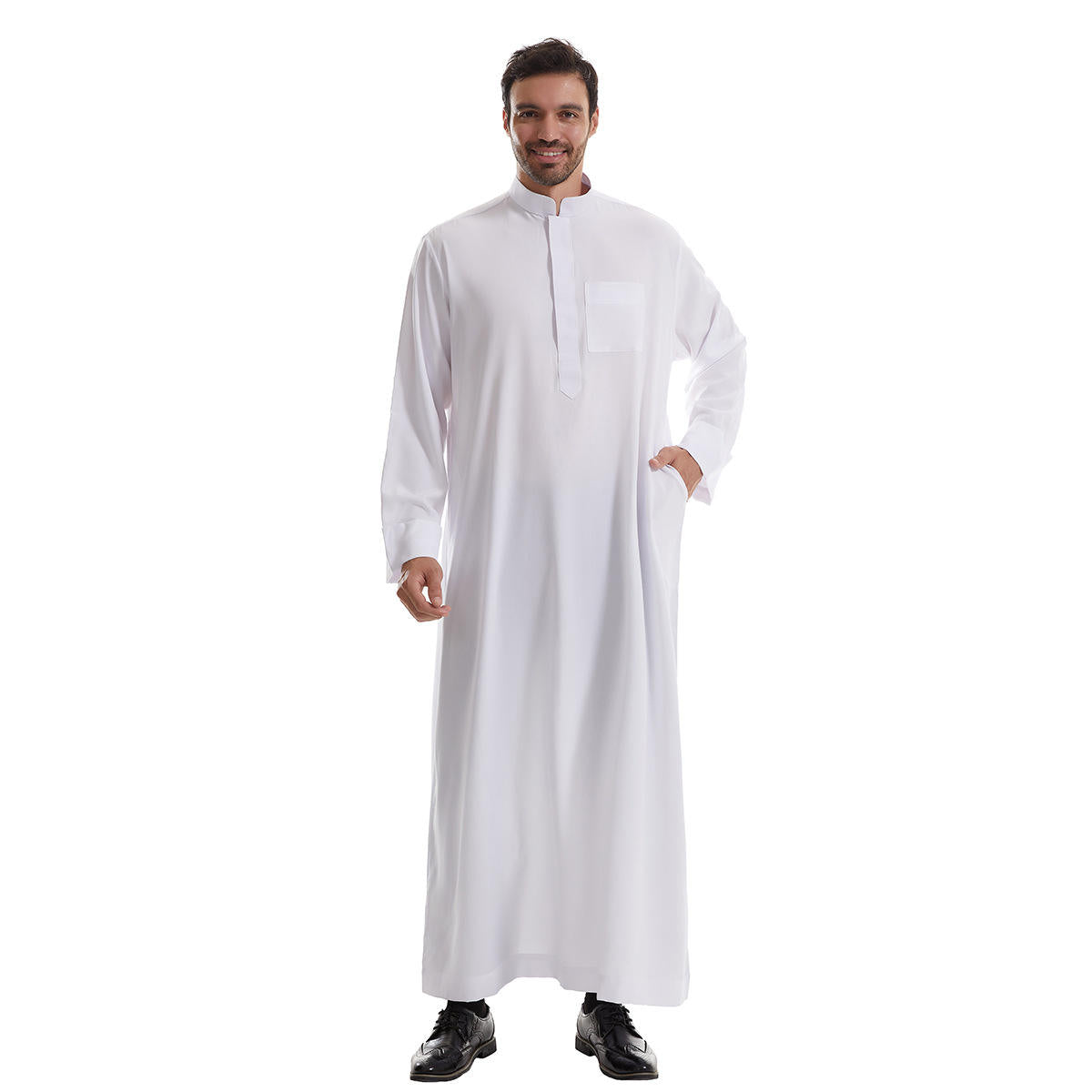 Saharawi Men’s Classic Collared Thobe
