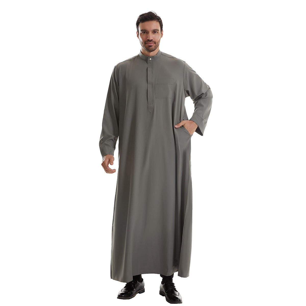 Saharawi Men’s Collared Luxury Thobe