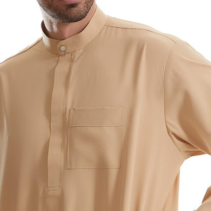 Saharawi Men’s Collared Luxury Thobe