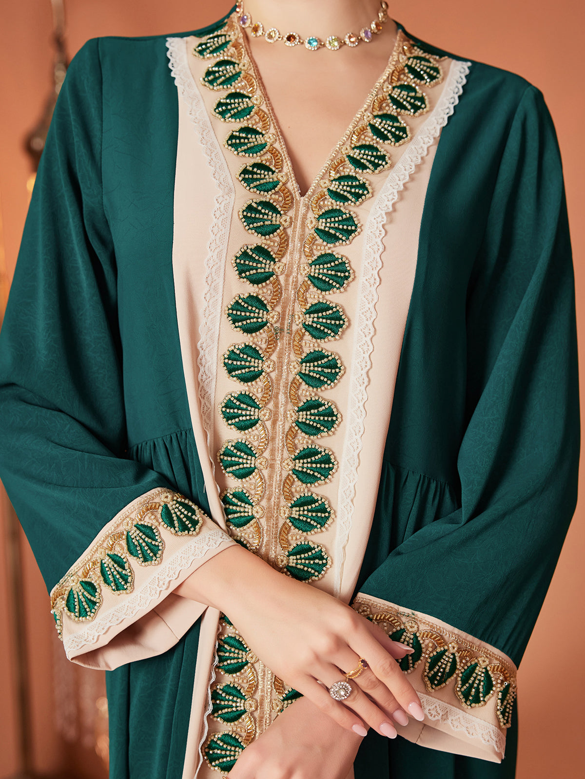 Saharawi Emerald Heritage Dress
