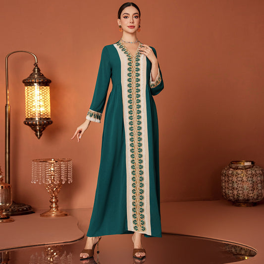 Saharawi Emerald Heritage Dress